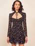 Hollowed-out floral long-sleeved dresses - ROUTINE FASHION